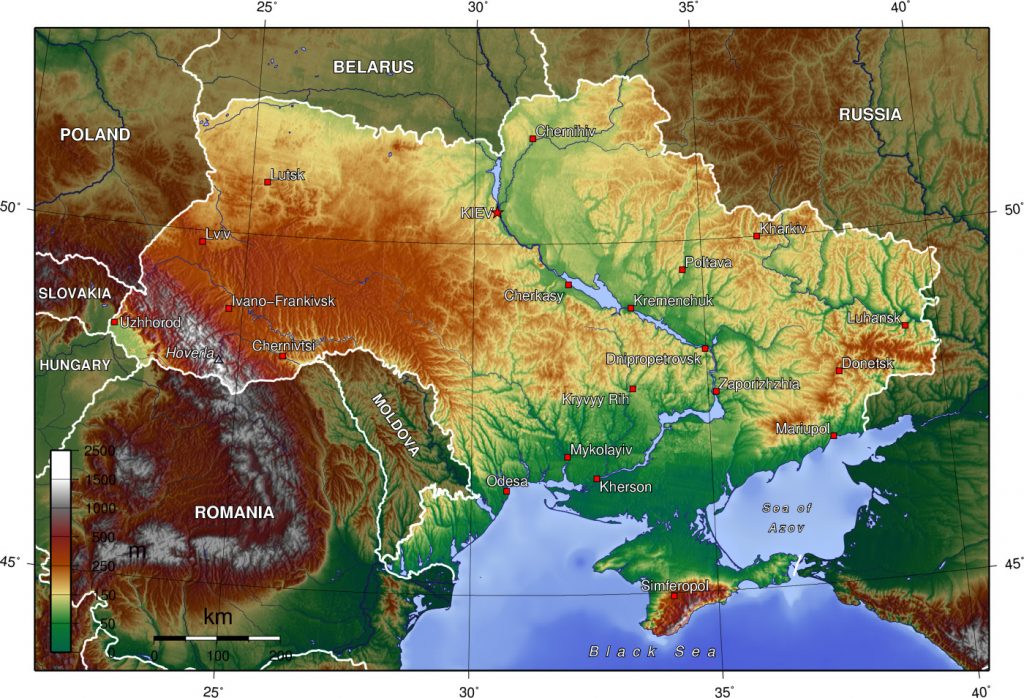 Карта Украины: узнайте все об этой великой стране